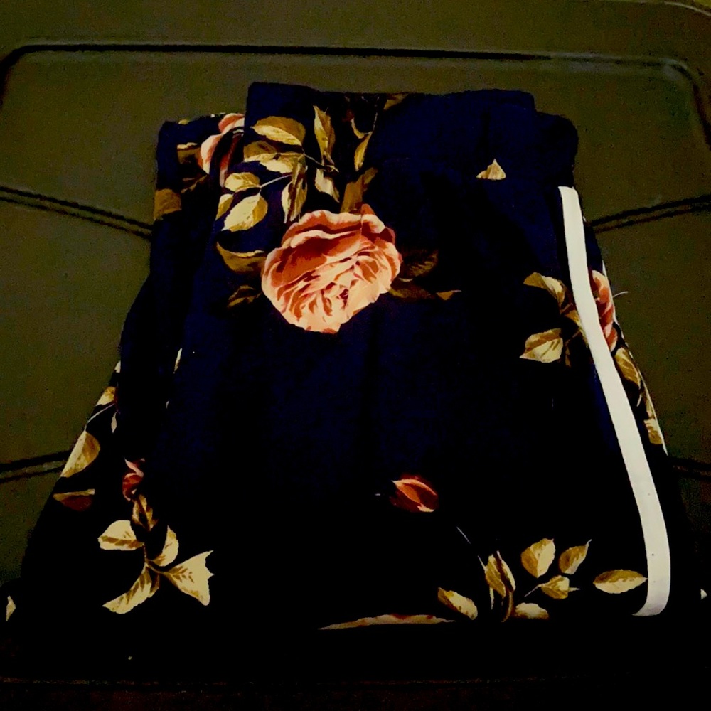 Floral joggers